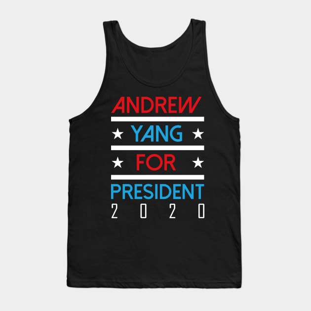 Andrew Yang For President 2020 Tank Top by Bobtees